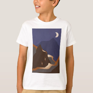 Abstract goudlandschap t-shirt