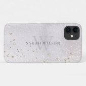 Abstract goudpenseel Lila Case-Mate iPhone Case (Achterkant (horizontaal))