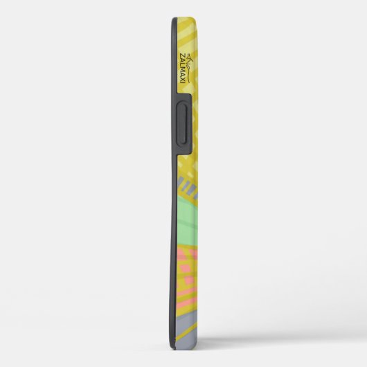 Abstract goudvlinder roze inktpatroon Case-Mate iPhone case (Achterkant / Rechts)