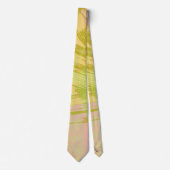 Abstract goudvlinder roze violetpasta stropdas (Voorkant)