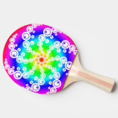 Abstract graancirkel tafeltennisbatje (Zijkant)