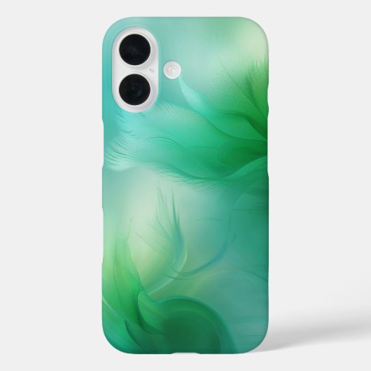 Abstract Gradient Groen en Blauw Case-Mate iPhone Case (Achterkant)