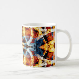 Abstract graffiti-patroon koffiemok