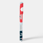 Abstract graffitipatroon gepersonaliseerd monogram Case-Mate iPhone case (Achterkant / Rechts)