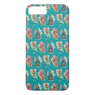 Abstract Grafisch Cactus Succulent Patroon iPhone 8 Plus / 7 Plus Hoesje