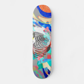 Abstract grafisch skateboard voor Zebra