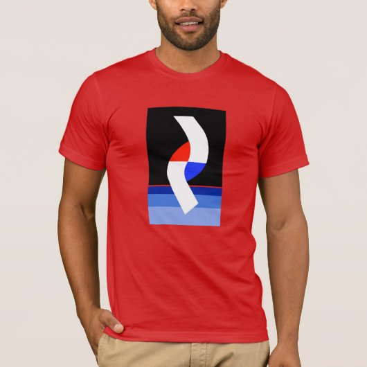 Abstract grafisch T-shirt (Voorkant)