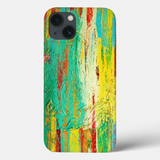 Abstract Green Colorful Case (Achterkant)