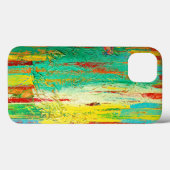 Abstract Green Colorful Case (Achterkant (horizontaal))