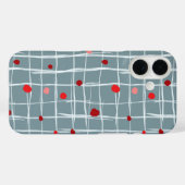Abstract Grid Pattern Phone Case (Achterkant (horizontaal))