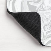 Abstract grijs abstract marmer design. muismat (Hoek)