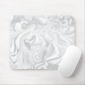 Abstract grijs abstract marmer design. muismat (Met muis)