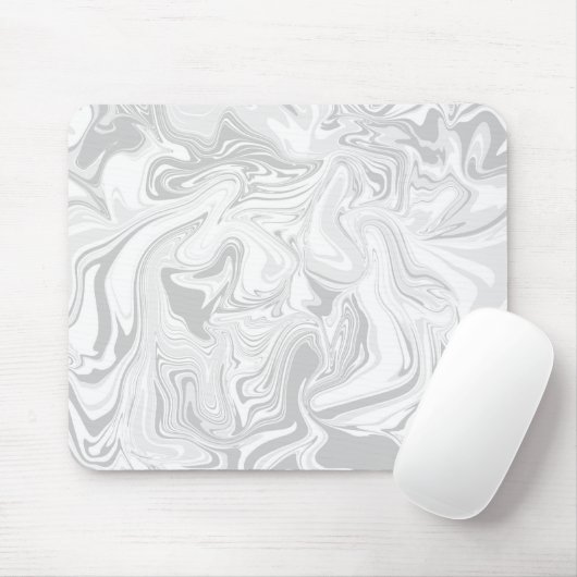 Abstract grijs abstract marmer design. muismat (Met muis)