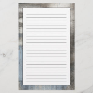 Abstract grijs en blauw schilderen briefpapier