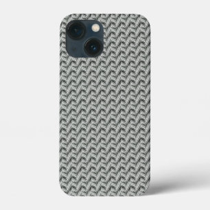 Abstract grijs patroon iPhone 13 mini hoesje