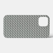 Abstract grijs patroon Case-Mate iPhone case (Achterkant (horizontaal))