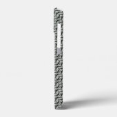 Abstract grijs patroon Case-Mate iPhone case (Achterkant / Links)