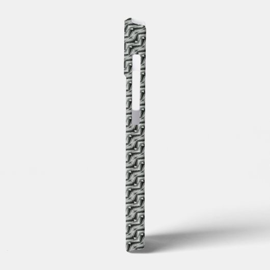 Abstract grijs patroon Case-Mate iPhone case (Achterkant / Links)