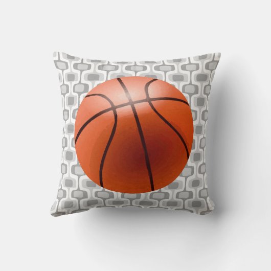 Abstract grijze basisbalkafels - Birmrecord Kussen (Achterkant)