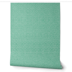 abstract groen en wit patroon behang