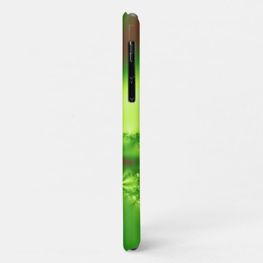 Abstract Groen gradiëntfractal met naam Case-Mate iPhone Case (Achterkant/links)