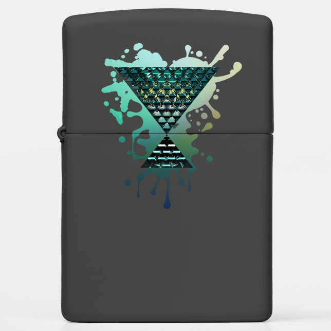 Abstract Groen Kristalpaleis (Voorkant)