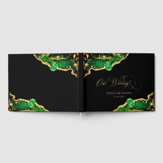 Abstract Groen Ons Gastenboek van het Huwelijk (Volledig)