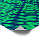Abstract groen poster (Hoek)