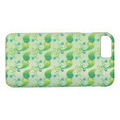 Abstract groen Tulip Boteh Floral Pattern Case-Mate iPhone Case (Achterkant (Horizontaal))