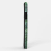 Abstract groen vizierkleurig granietpatroon met kw Case-Mate iPhone case (Achterkant/rechts)