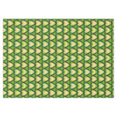 Abstract groene geometrische textuur tafelkleed (Voorkant (Horizontaal))