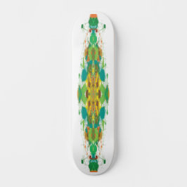 Abstract groene skateboarddeck skateboard
