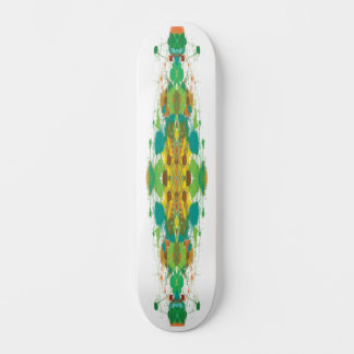Abstract groene skateboarddeck skateboard