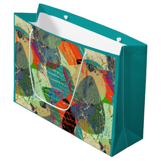 Abstract Groot Cadeauzakje (Voorkant Gekanteld)