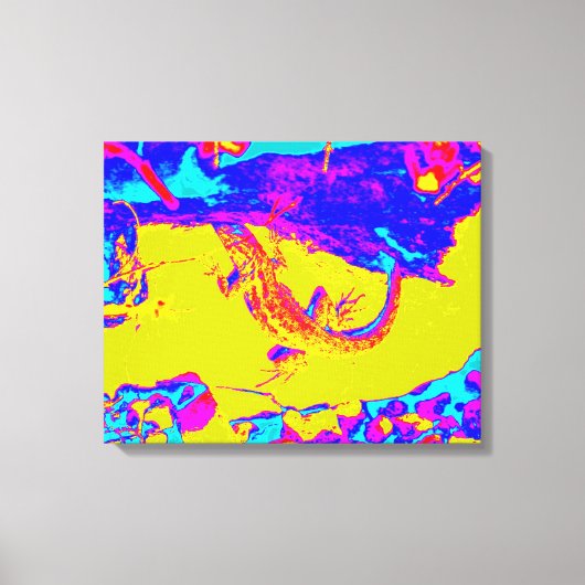 abstract hagedidoek canvas afdruk (Voorkant)