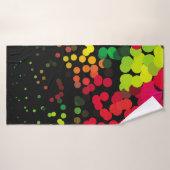 Abstract halftone background pattern. Geometric Badhanddoek (Badhanddoek)