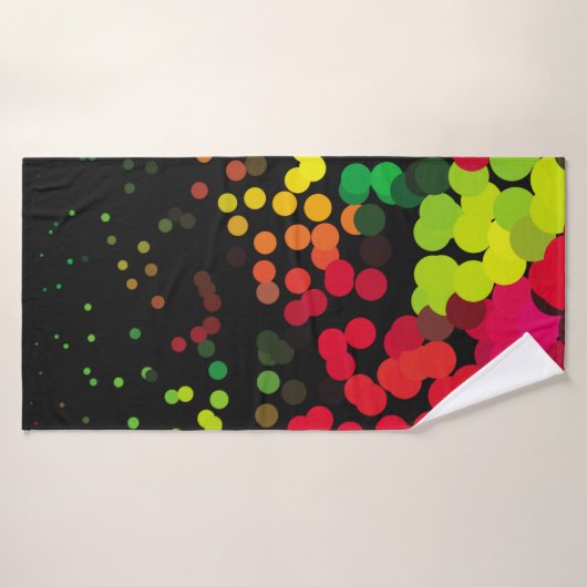 Abstract halftone background pattern. Geometric co (Serviette de bain)
