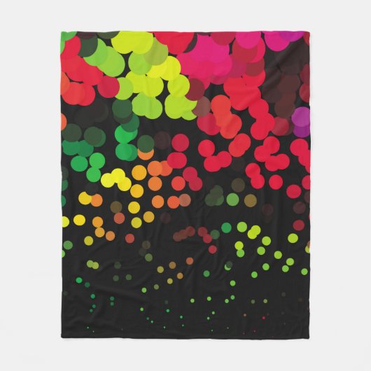 Abstract halftone background pattern. Geometric co Fleece Deken (Voorkant)