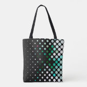 Abstract halftone background pattern. Geometric Draagtas (Achterkant)
