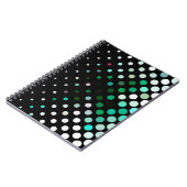 Abstract halftone background pattern. Geometric Notitieboek (Linkerzijde)