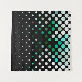 Abstract halftone background pattern. Geometric Wandkleed (Voorkant)