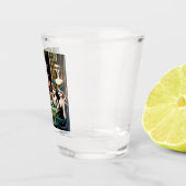 Abstract Halloween cocktailparty Shot Glas (Rechts)