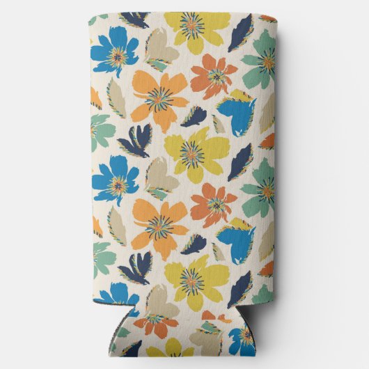 Abstract Hand-Drawn Boho Floral Pattern (Achterkant)