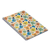 Abstract Hand-Drawn Boho Floral Pattern Notitieboek (Rechterzijde)