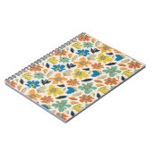 Abstract Hand-Drawn Boho Floral Pattern Notitieboek (Linkerzijde)