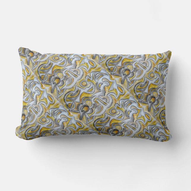 Abstract handbediende piloot met verouderde vergre kussen (Voorkant)