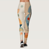 Abstract hart leggings (Achterkant)