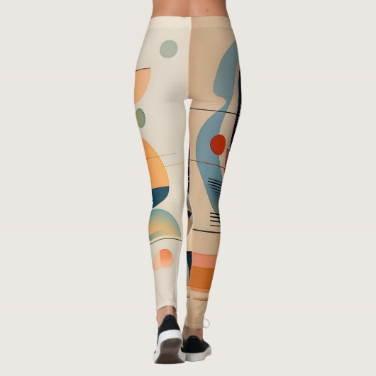 Abstract hart leggings (Achterkant)