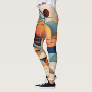 Abstract hart leggings