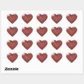 Abstract Hart Valentijnsdag Sticker (Vel)